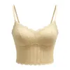 Beige lace halter top for women's summer slimming innerwear Item Picture